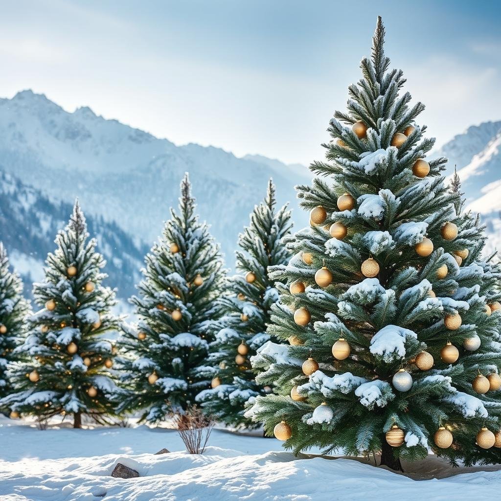 Alpine Christmas Trees