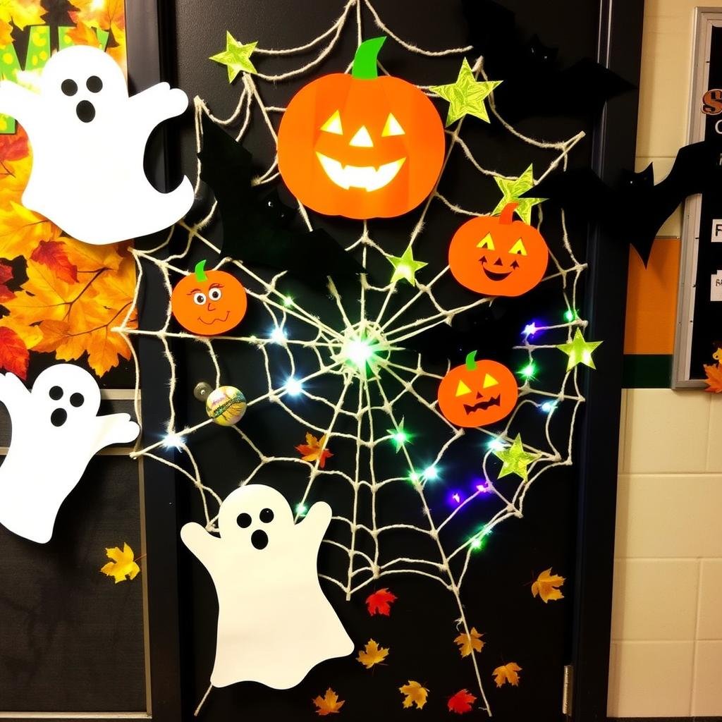 Classroom door decor for halloween