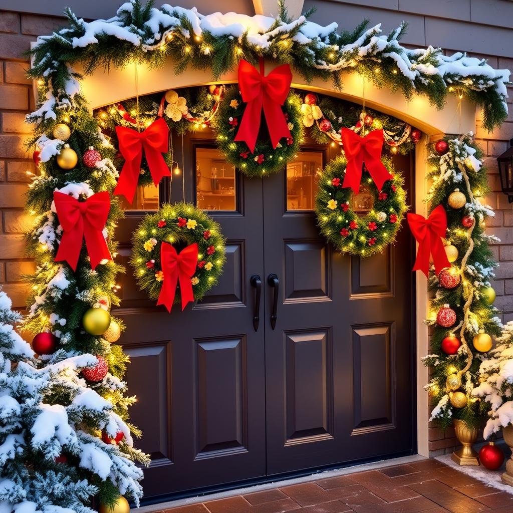 Festive Garage Door Decorations