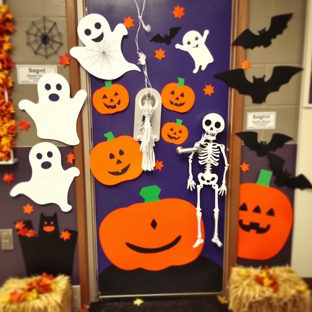 Halloween door decorations ideas for school