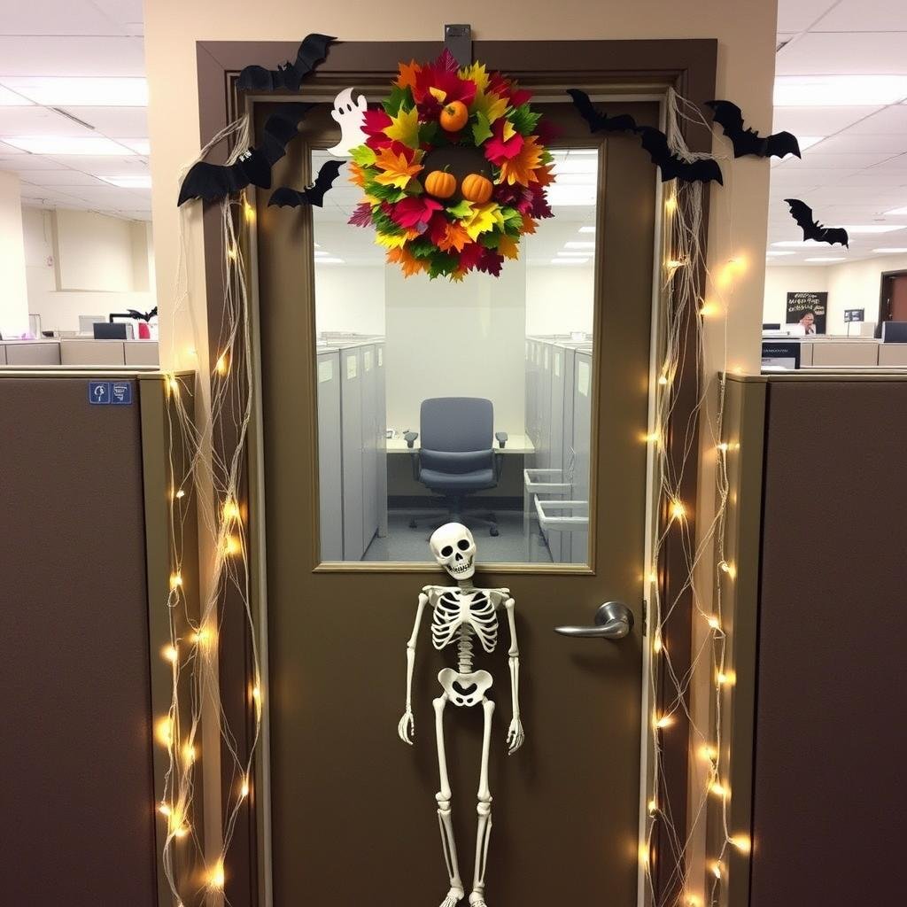 Halloween office door decoration ideas