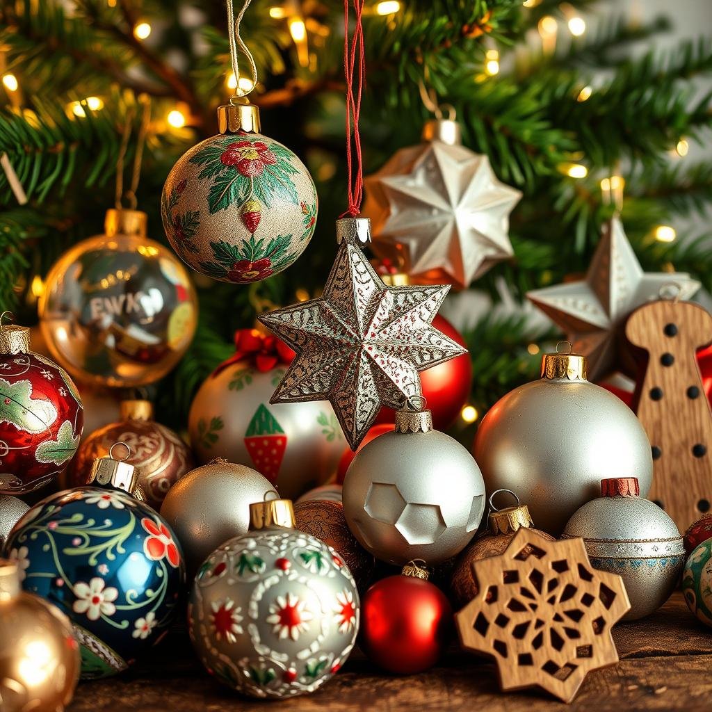 Vintage Christmas ornaments