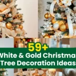 White & Gold Christmas Tree Decoration Ideas