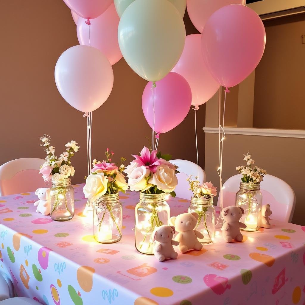 baby shower centerpieces