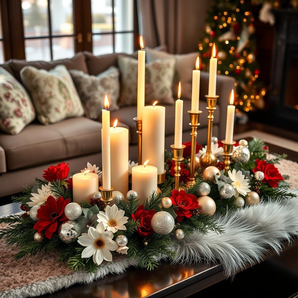 christmas coffee table centerpieces