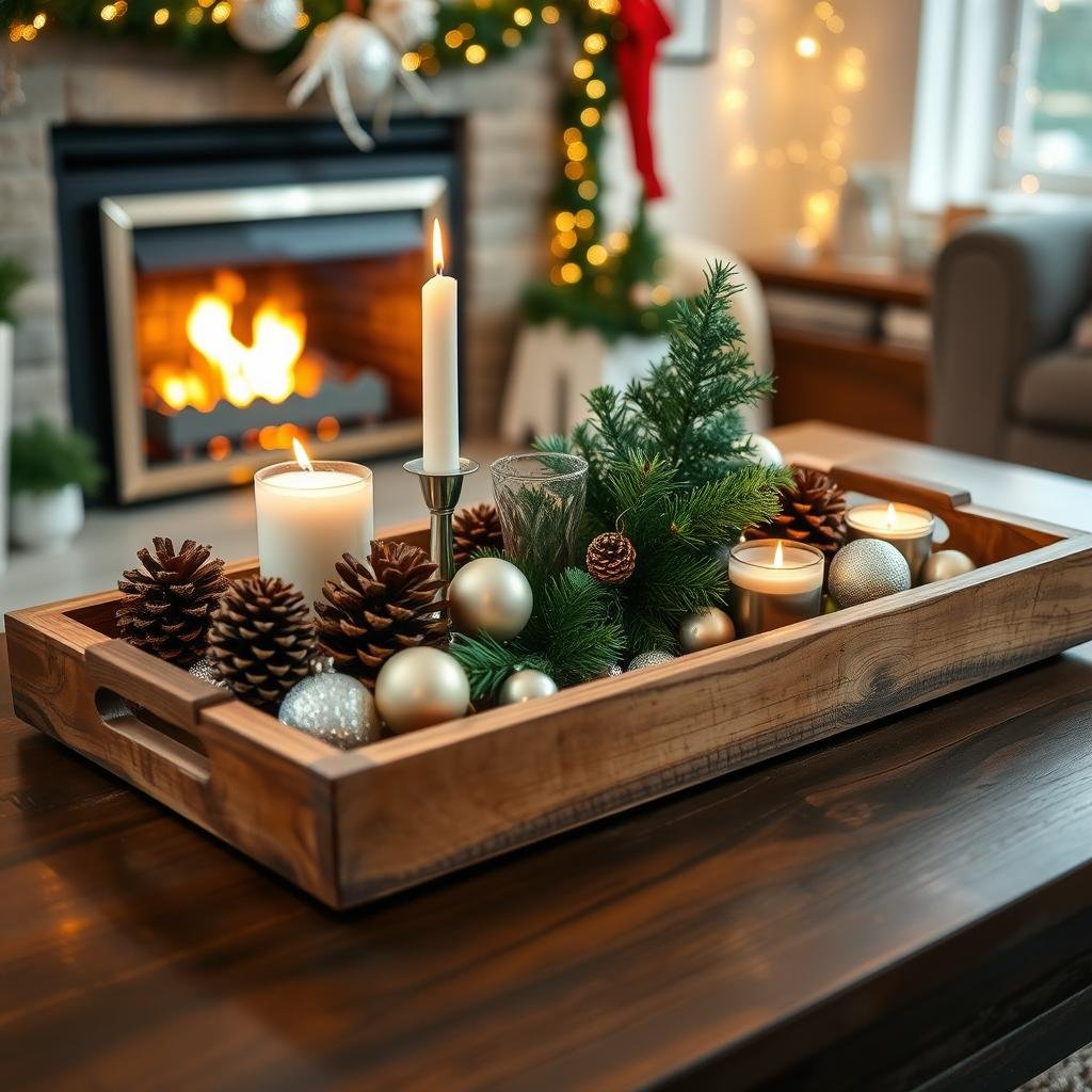 christmas coffee table decor ideas