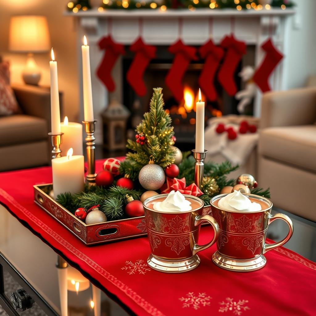 christmas coffee table decorating ideas