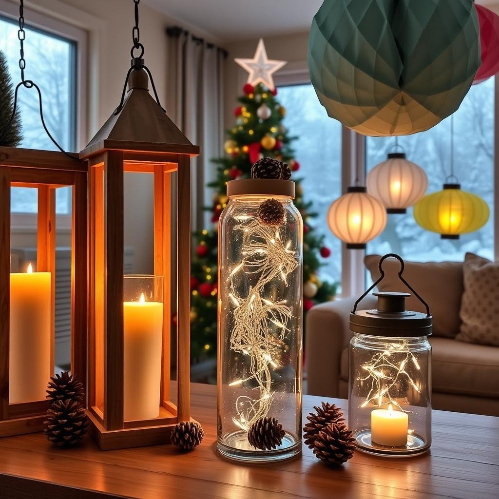 christmas lantern ideas diy