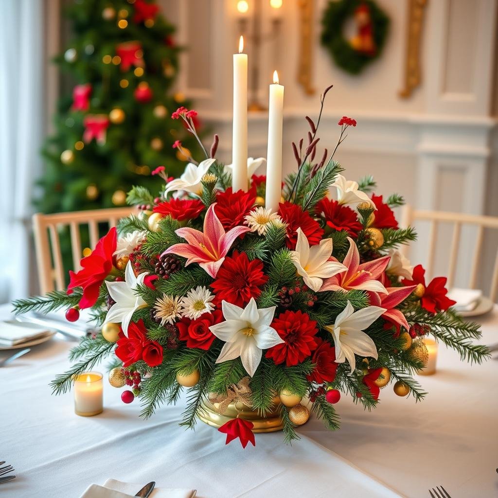 christmas table centerpieces