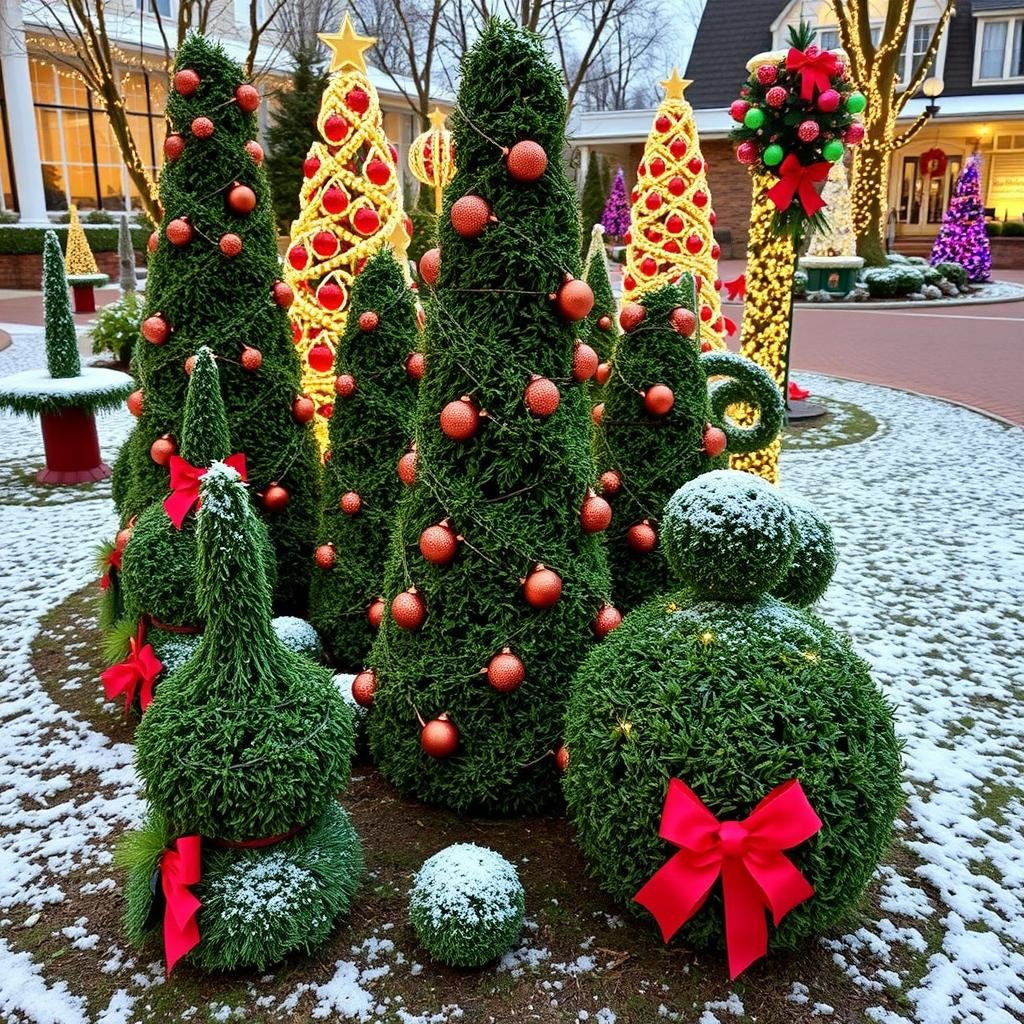 christmas topiary ideas