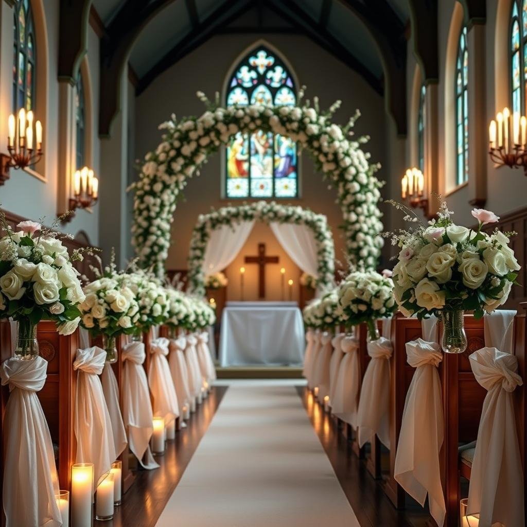 church ceremony decor