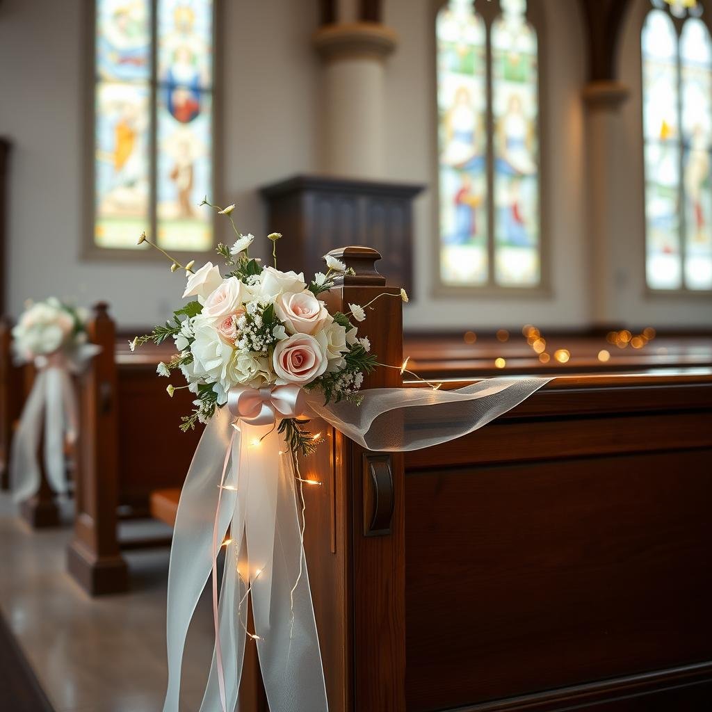 church pew decorations