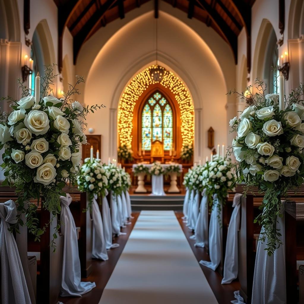 church wedding decor inspiration