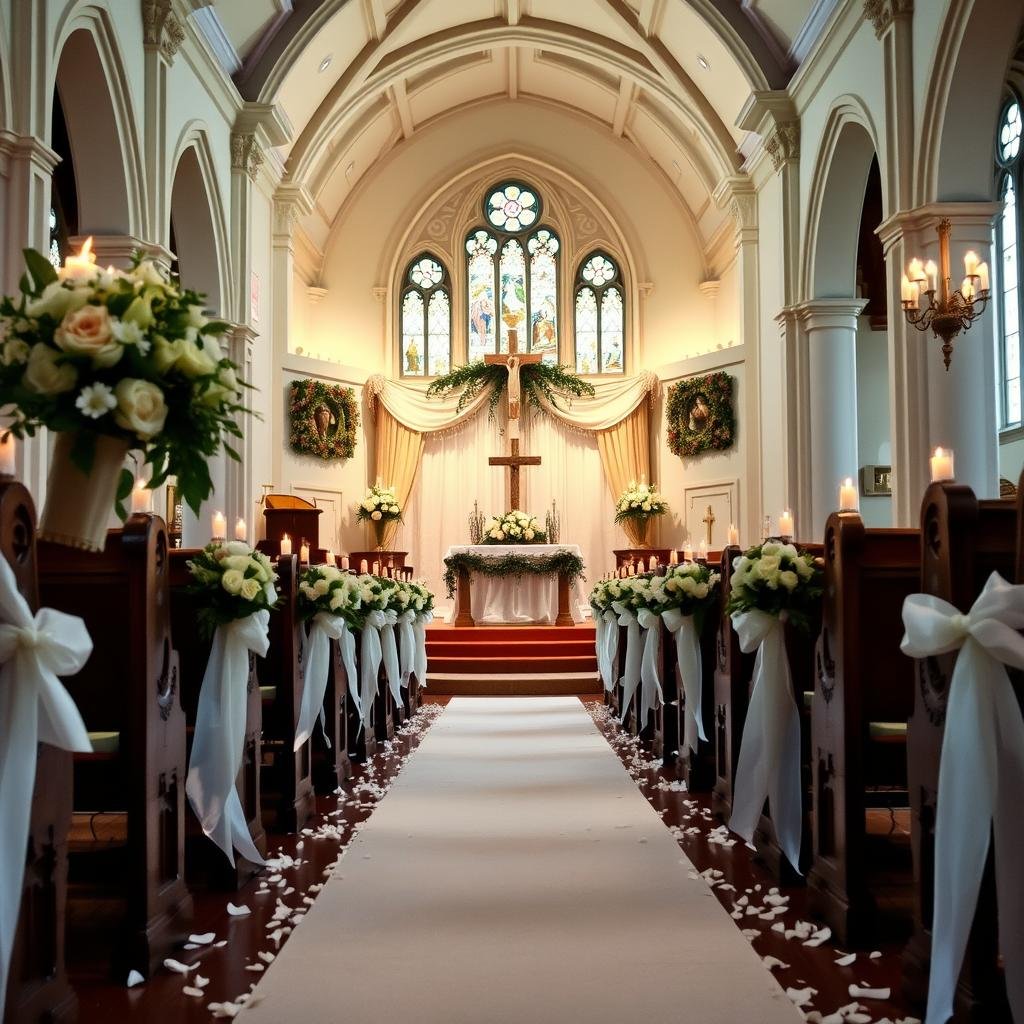 church wedding rentals