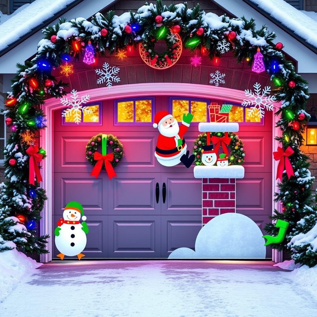 decorative garage door covers