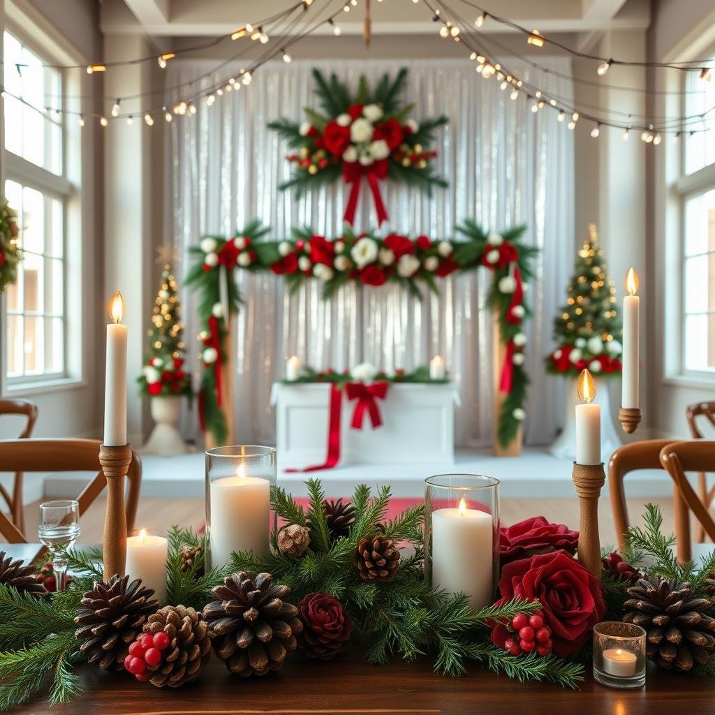 diy christmas wedding decorations