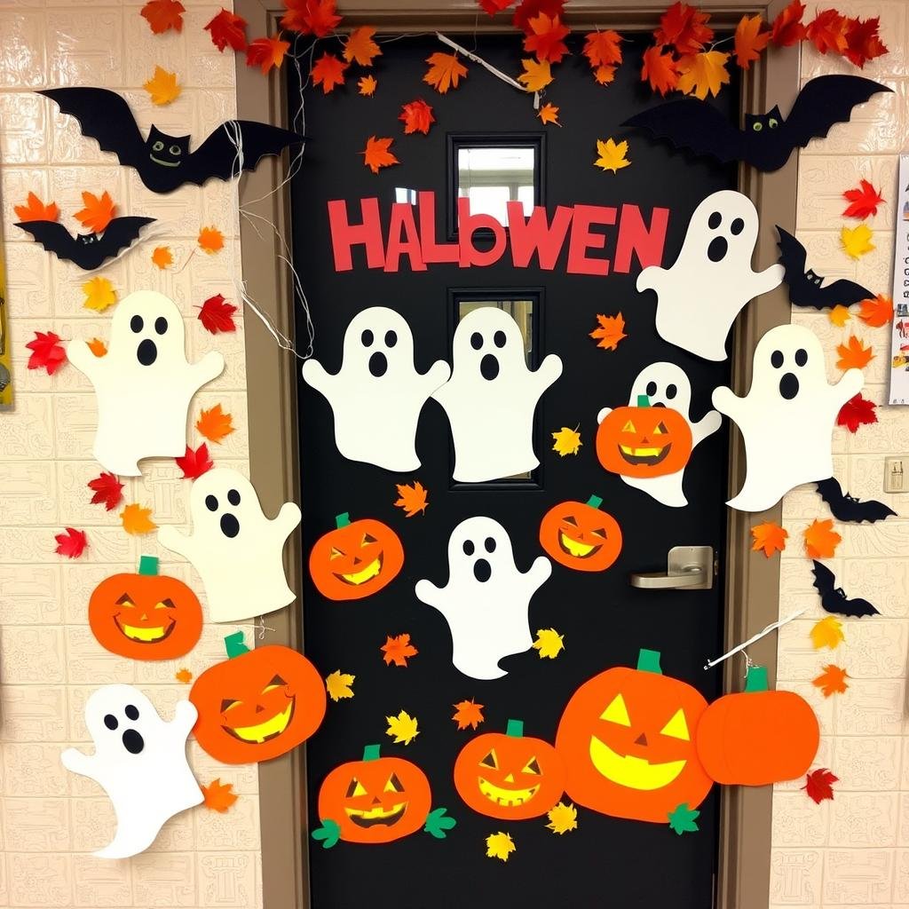 diy halloween school door