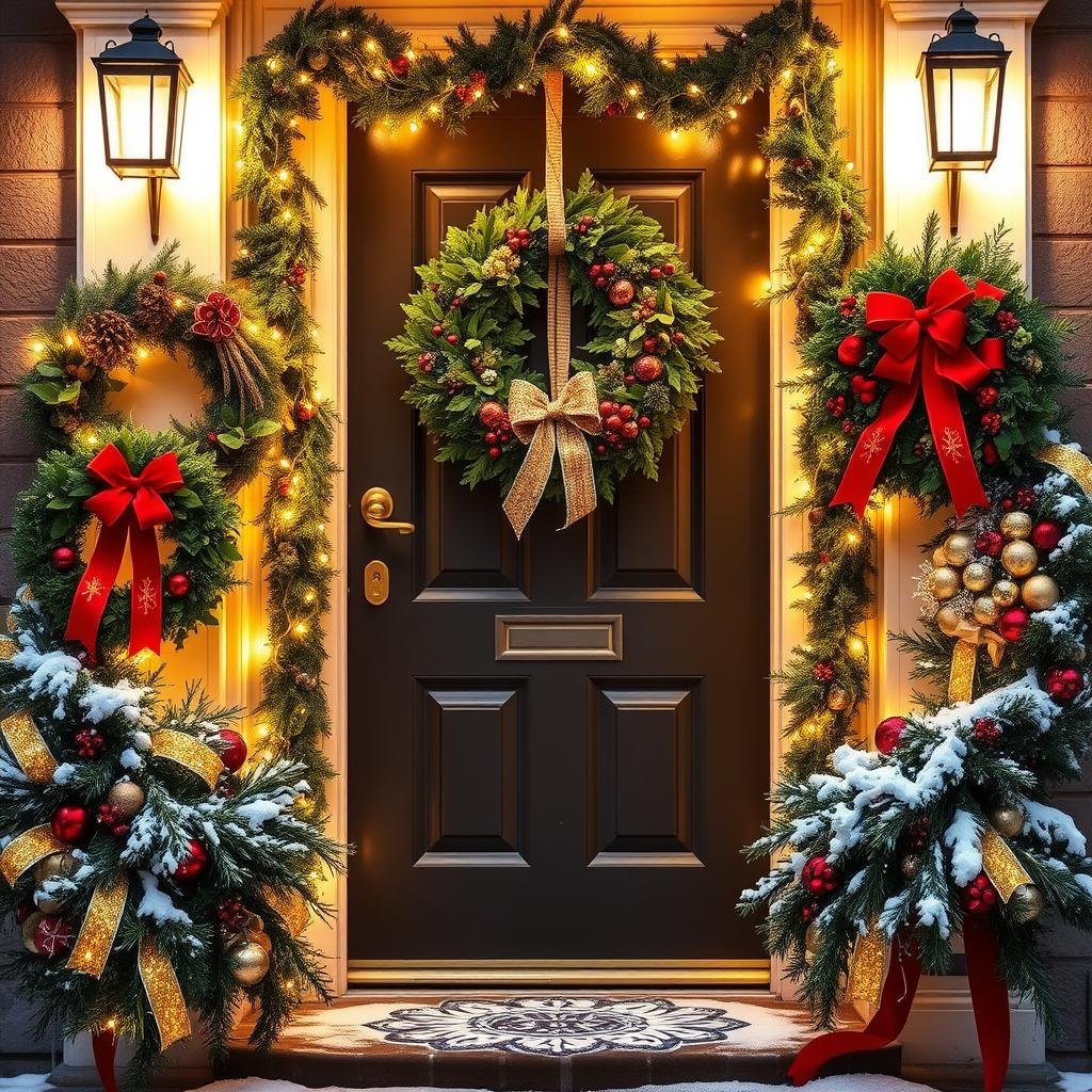 front door christmas wreaths