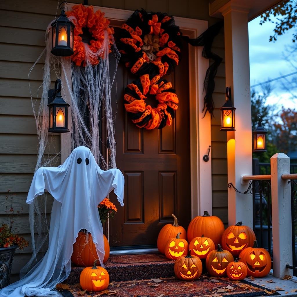 halloween decoration ideas for front door