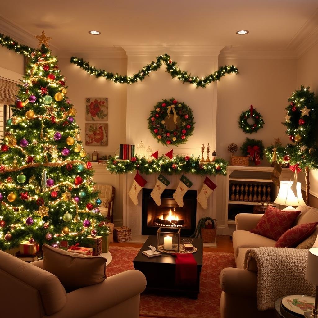 living room christmas tree ideas