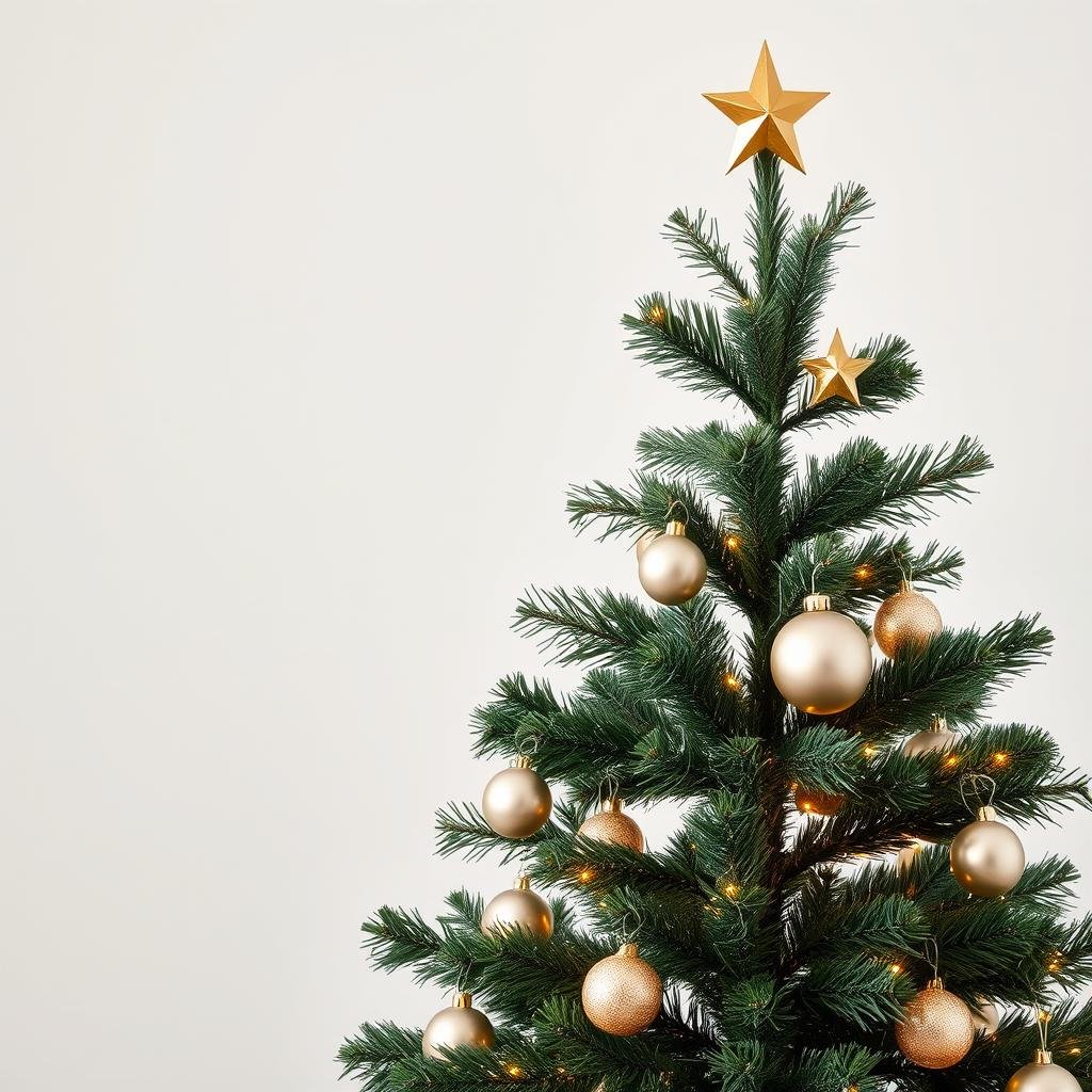 minimalist christmas tree