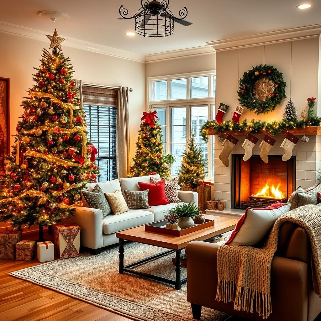 mix and match christmas decorating styles