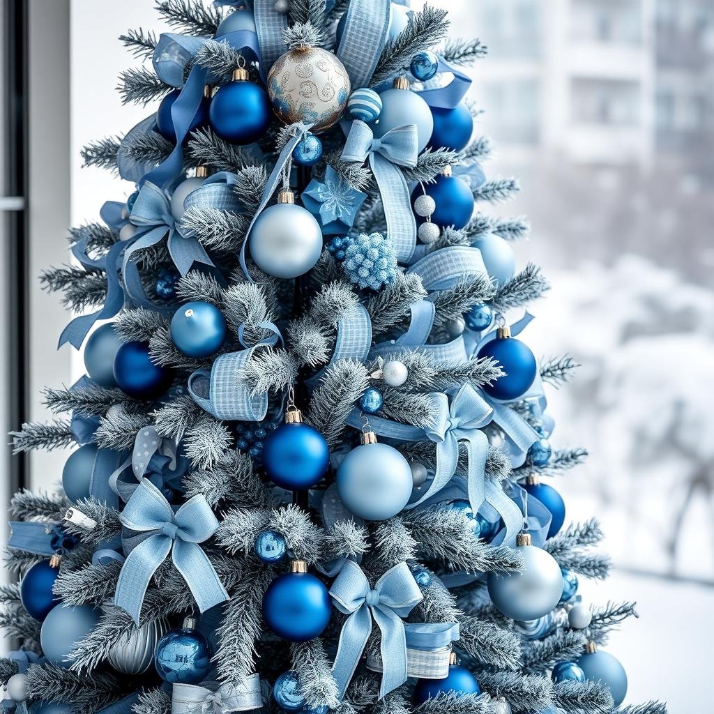 monochromatic christmas tree