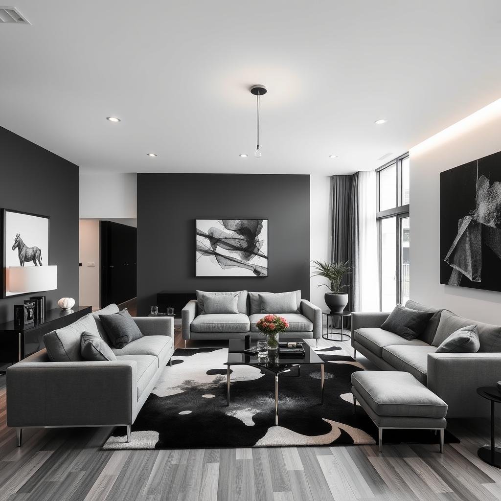 monochrome decor