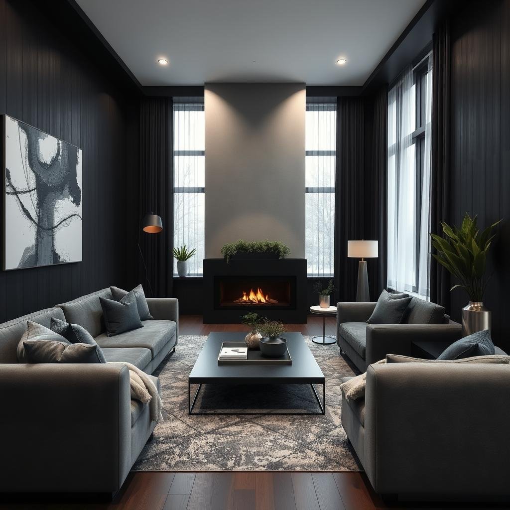 moody atmosphere living spaces