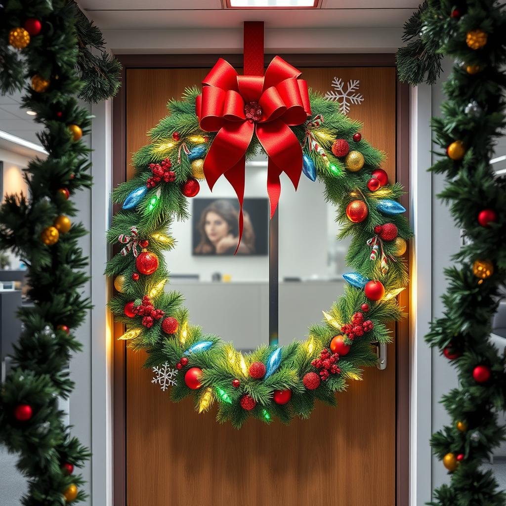 office door christmas wreath ideas