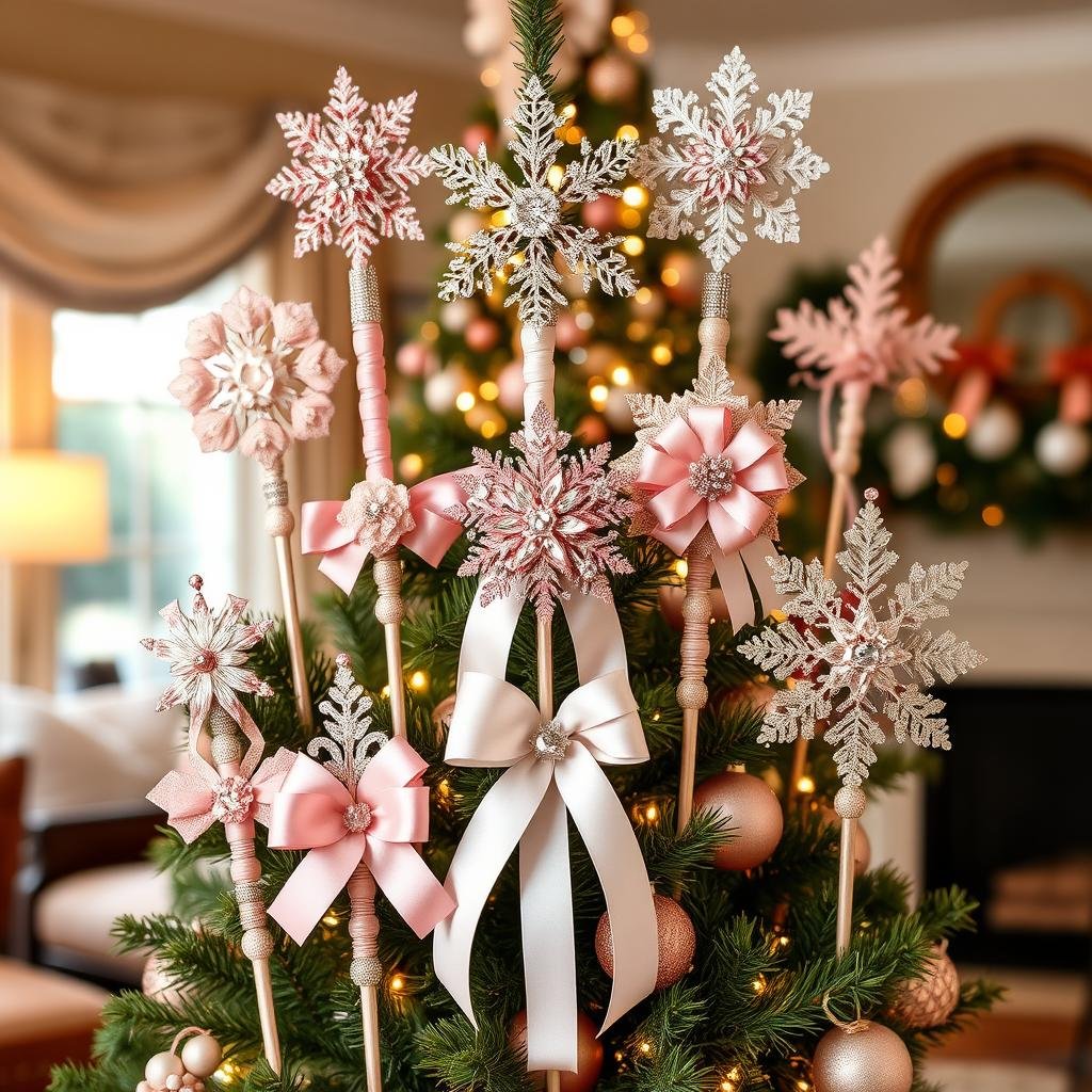 pink tree toppers