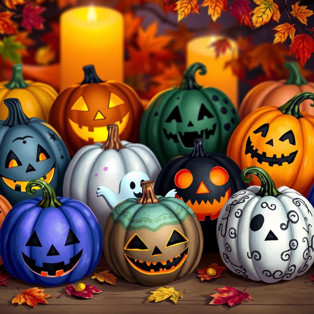 pumpkin painting ideas