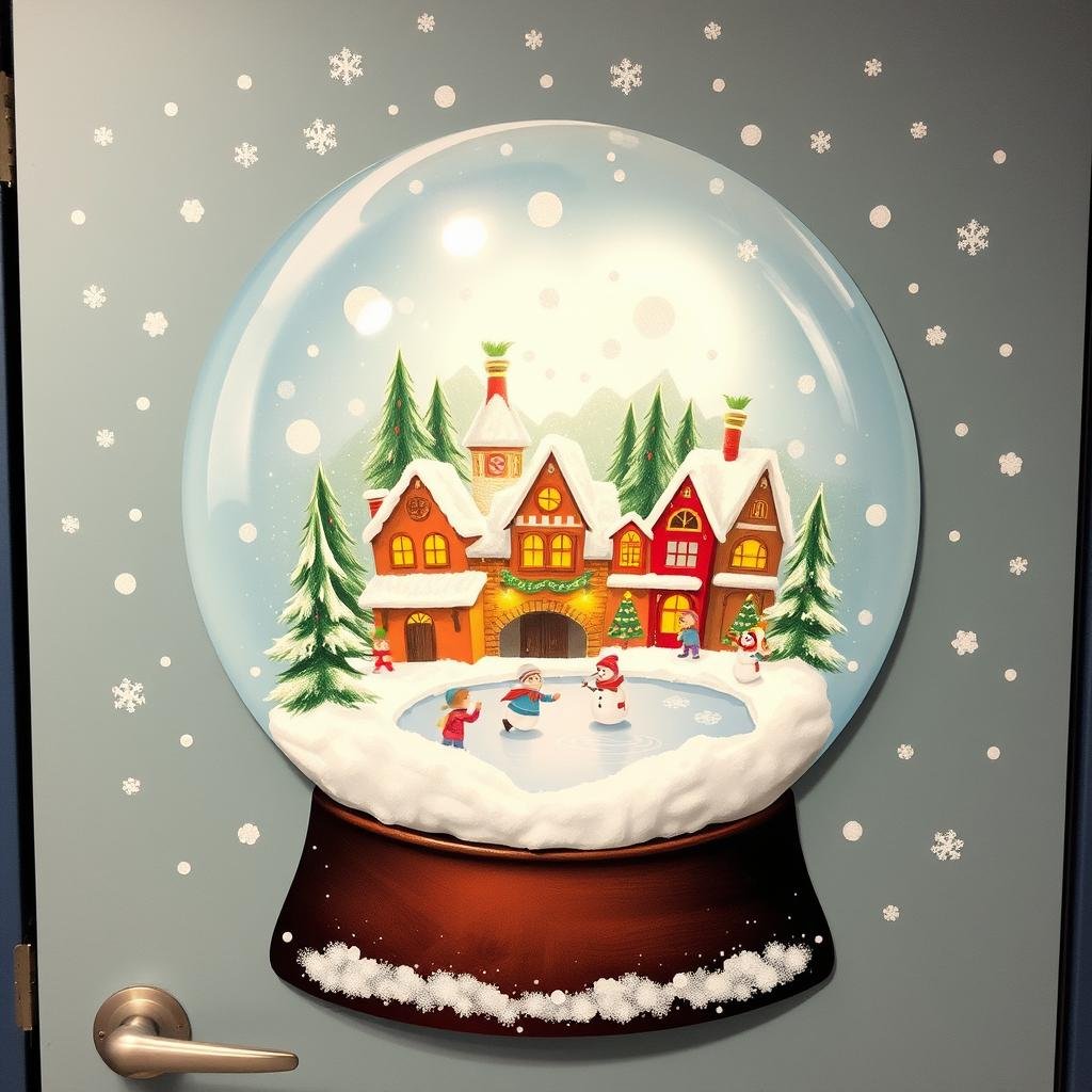 snowglobe door scenes