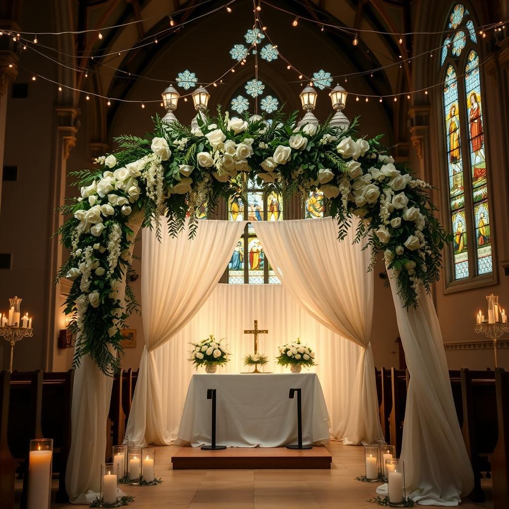 wedding altar decorations