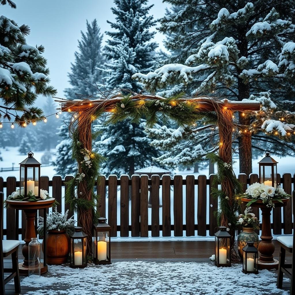 winter wedding on a budget