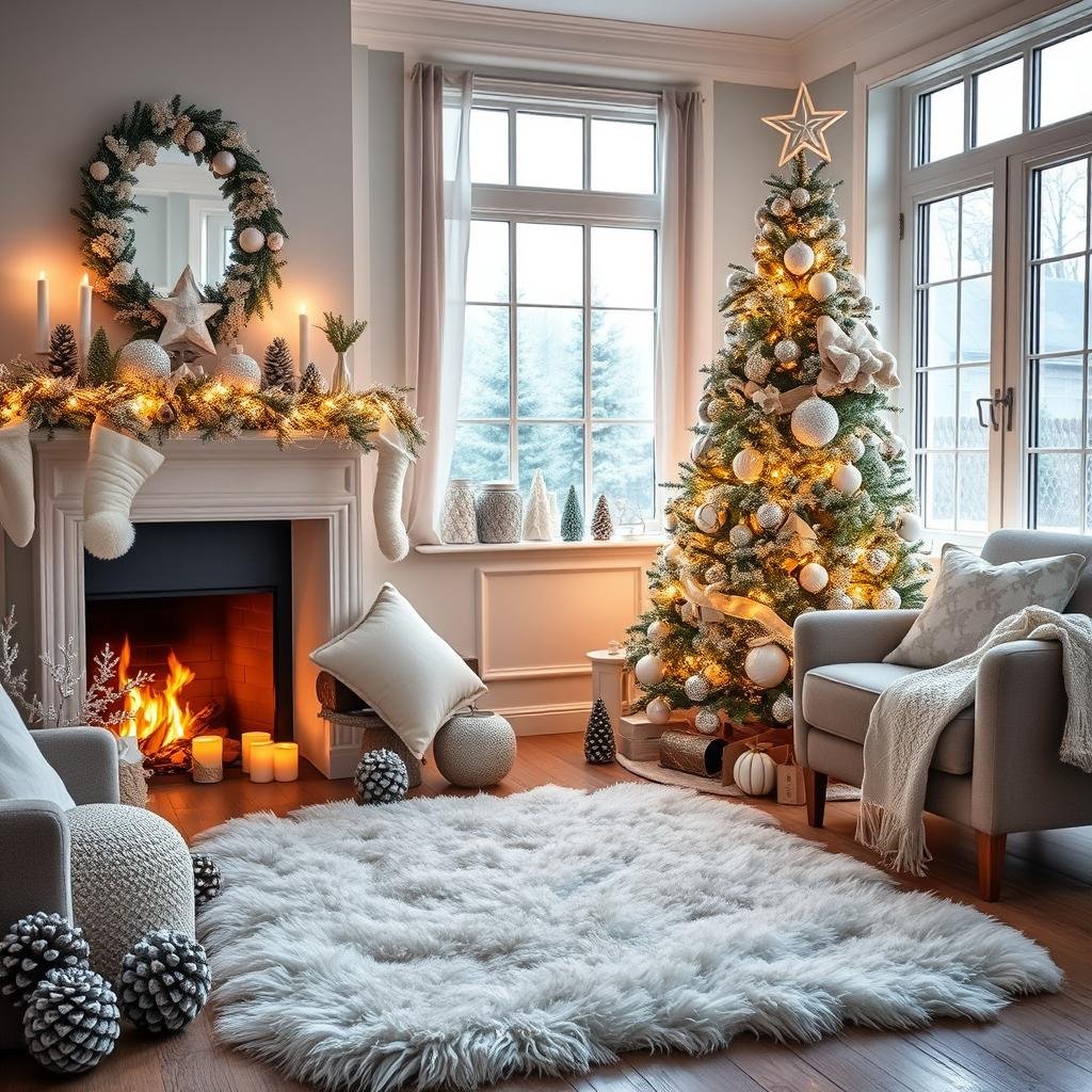 winter wonderland living room