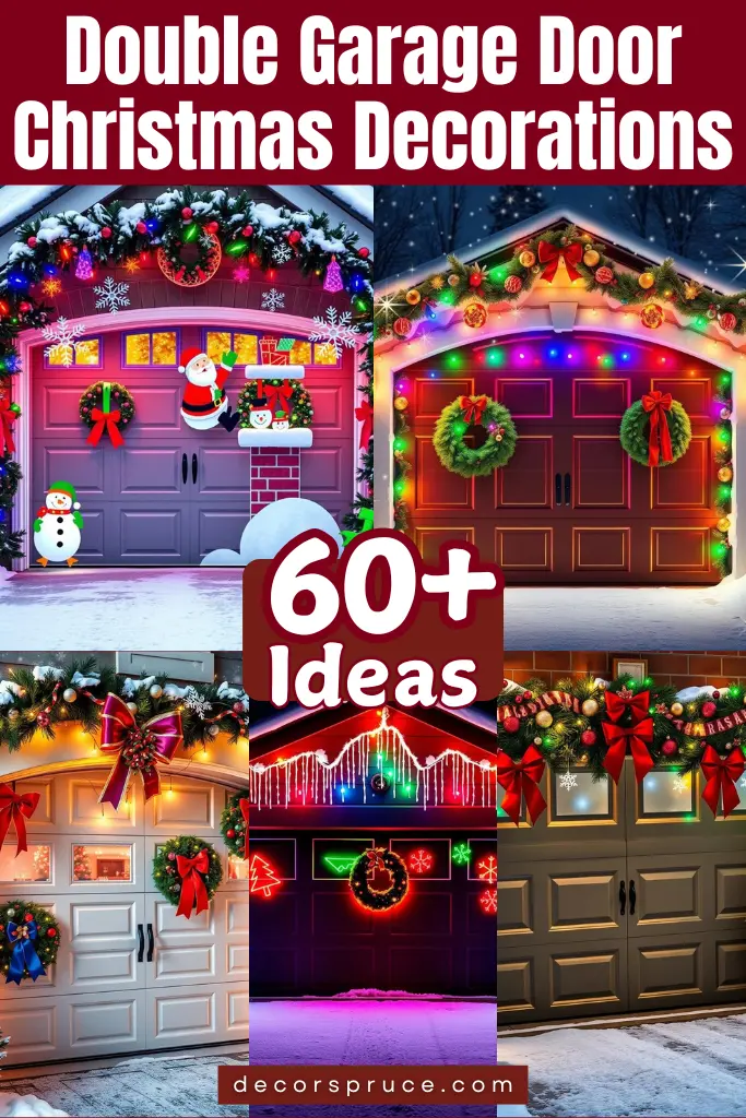 60+ Festive Double Garage Door Christmas Decorations for Your Home