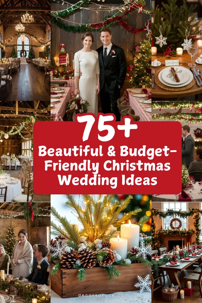 75+ Budget Christmas Wedding Ideas: Affordable But Beautiful Designs