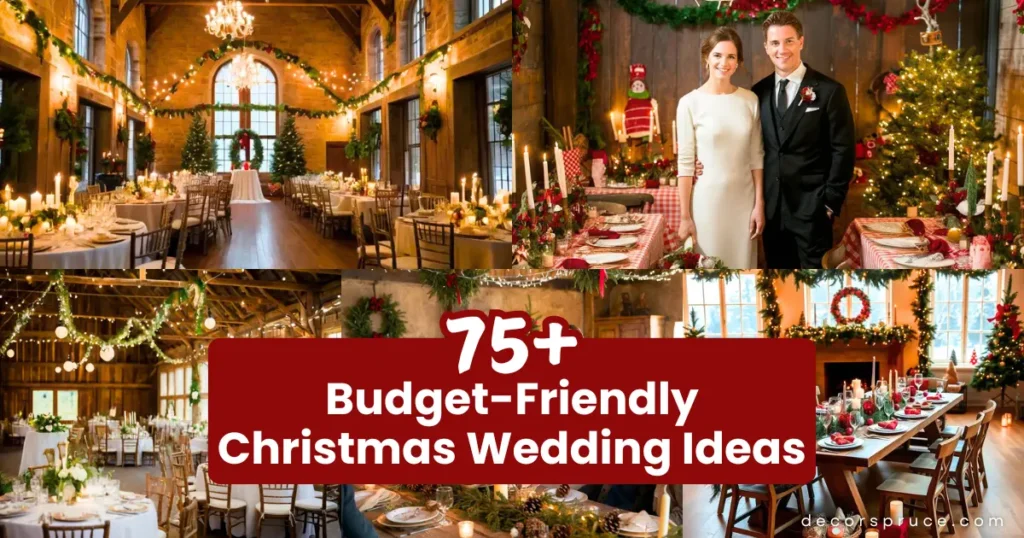 Budget-Friendly Christmas Wedding Ideas