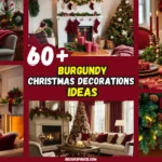 Burgundy Christmas Decorations Ideas