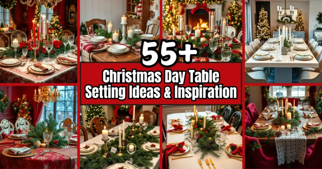 Christmas Day Table Setting Ideas & Inspiration