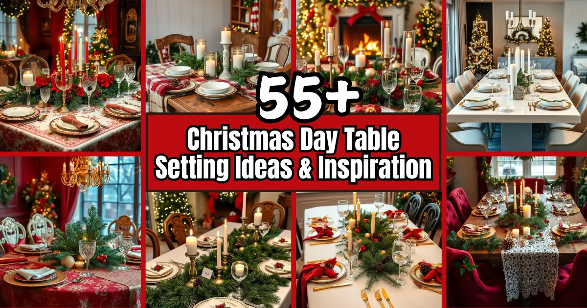 Christmas Day Table Setting Ideas & Inspiration