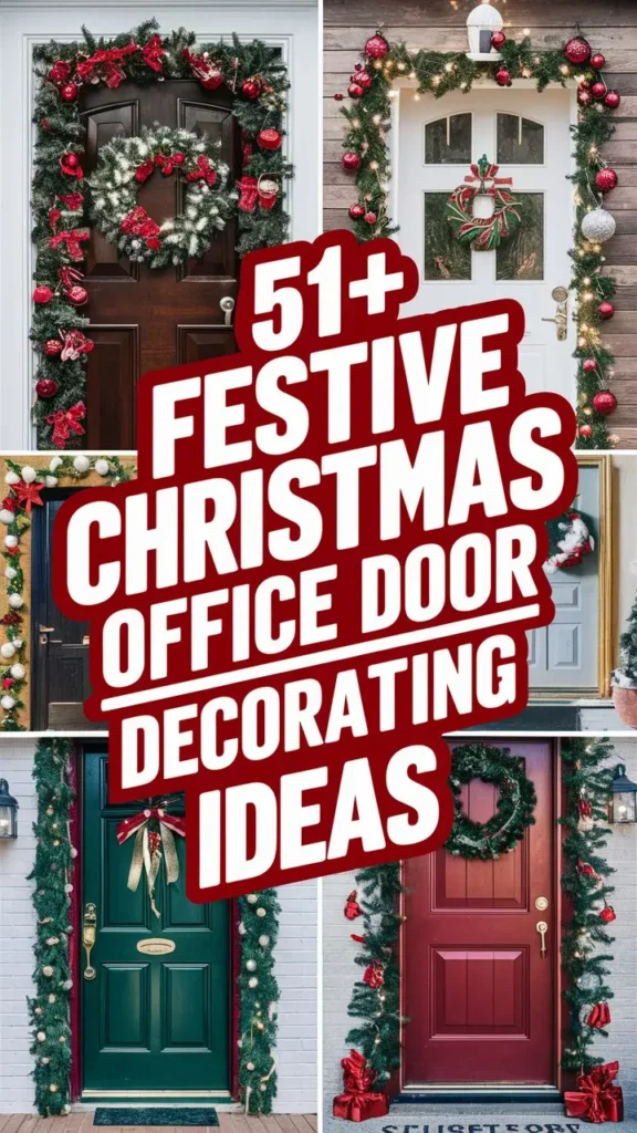 Christmas Office Door Decorating Ideas