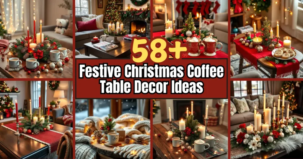 Festive Christmas Coffee Table Decor Ideas