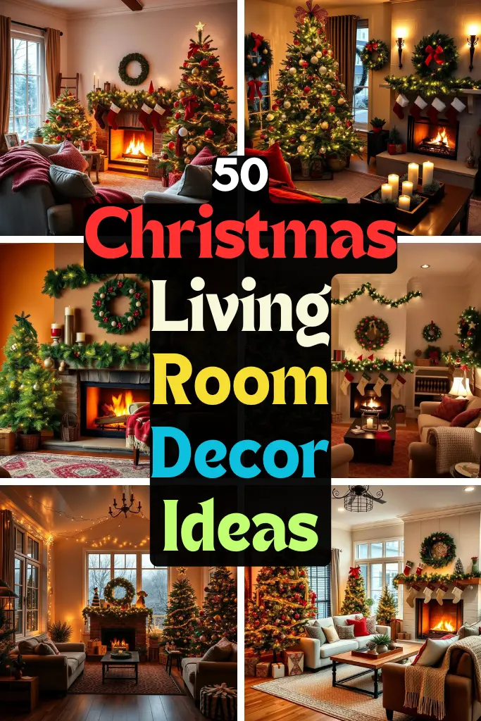 50+ Christmas Living Room Decor Ideas