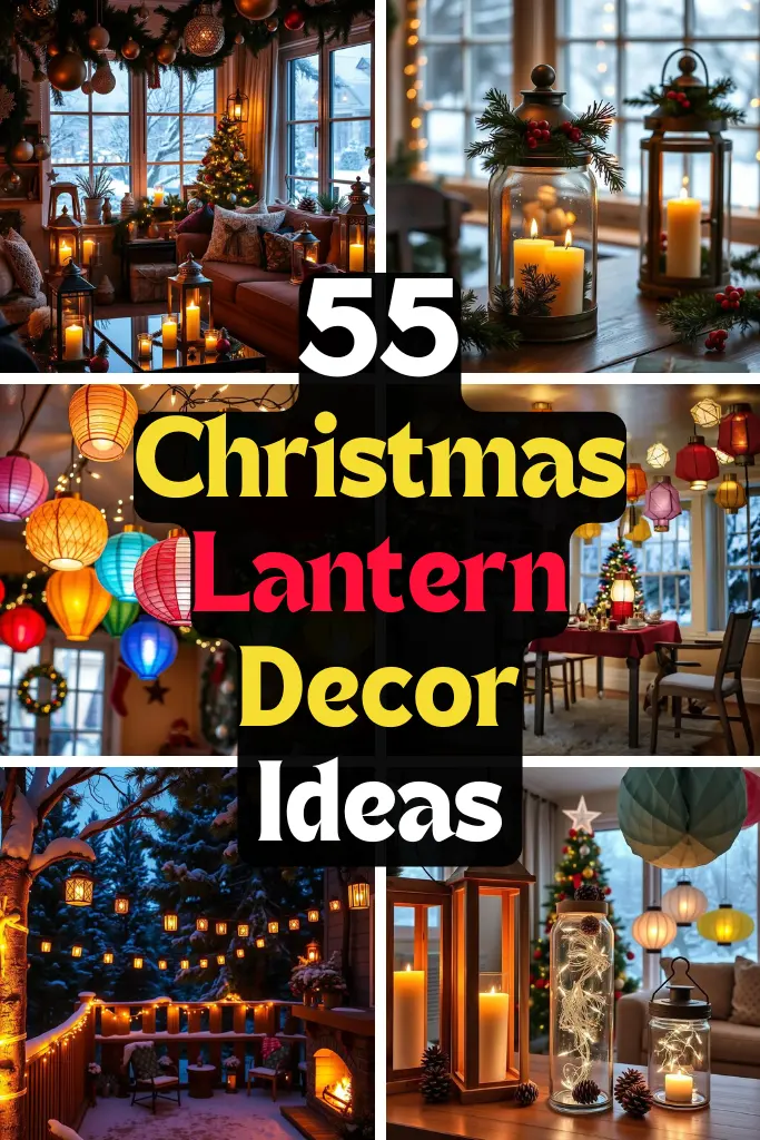 55+ Festive Christmas Lantern Decor Ideas for Your Home