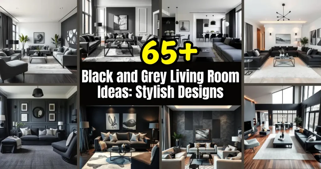 Black and Grey Living Room Ideas