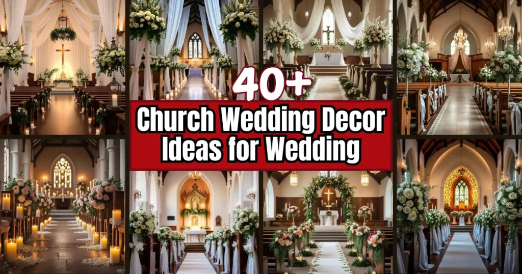 Church Wedding Decor Ideas for Wedding